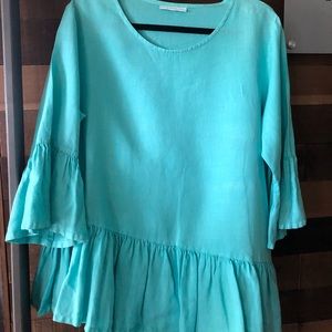 Bryn Walker linen tunic size L